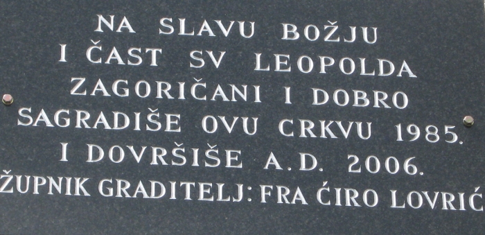 Naše znamenitosti - sporna ploča koja je bila na crkvi_1