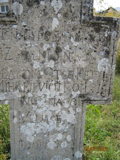 Grob najstarijeg Zagorčanca Petra Mihaljevića